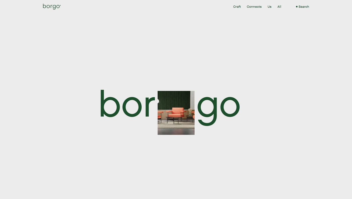 Borgo — brand website by Snapra Studio